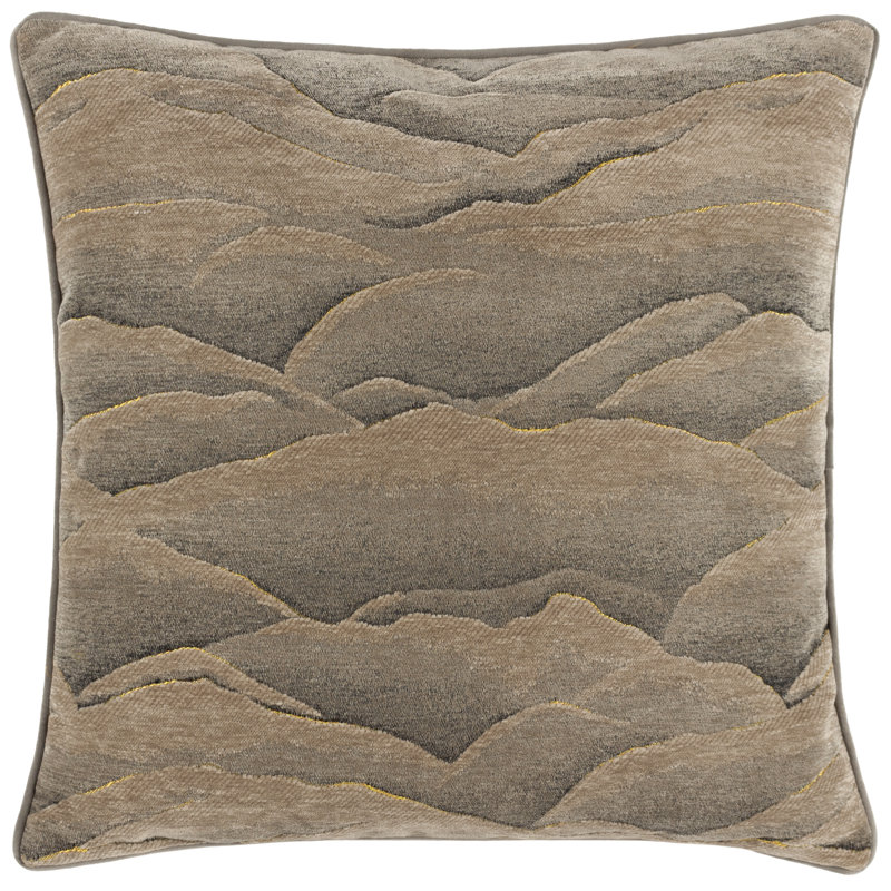 Square Cushion Cover, Taupe