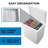 Kenmore 7 Cu. Ft. Compact Chest Freezer for Garage, Basement & Utility Room with Adjustable Temperature Controls