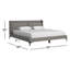 Lit plateforme tapissier Elzie-1142589170