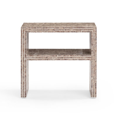 Derry Lavender Capiz Shell Nightstand