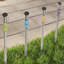 Ensemble de lumières de sentier à énergie solaire à colonnes et mosaïque