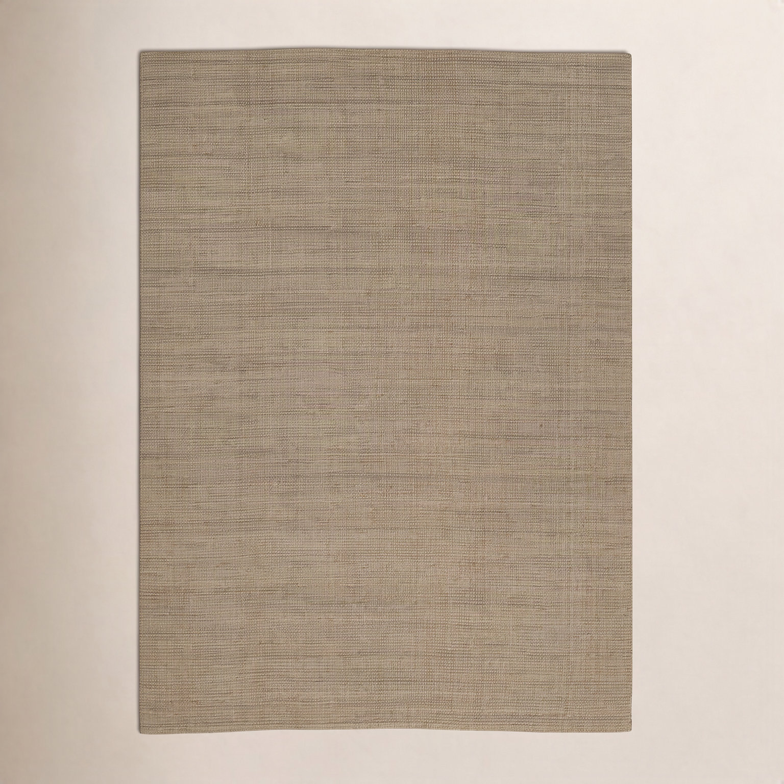 Hand-Loomed Wool Rug, Rectangle 8'9" x 11'9", Sand