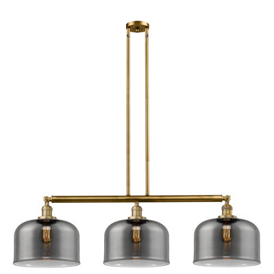 Bell - 3 Light 42" Stem Hung Island Light 