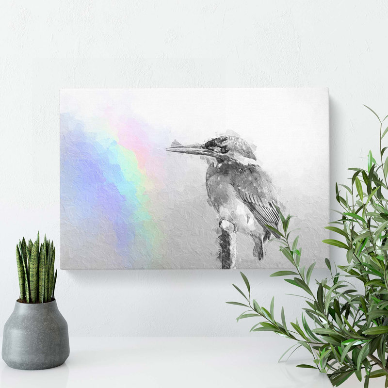 Rainbow Light In Abstract - Wrapped Canvas, 35cm H x 50cm W x 3cm D