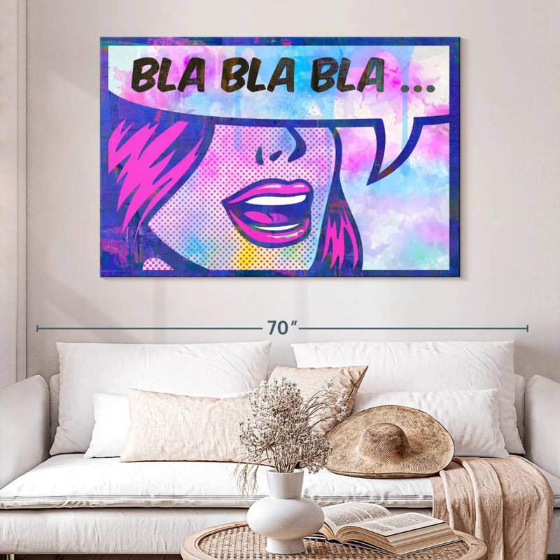Tergel Bla Bla Bla, 34" H x 51" W