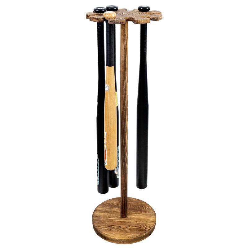 Solid Wood Freestanding Sports Rack