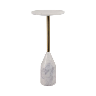 24" Vanzella Marble Accent Table
