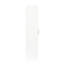 Garde-robe blanche avec 2 portes et 3 cloisons, 4 espaces de rangement spacieux et des espaces faciles à nettoyer, aspect attrayant