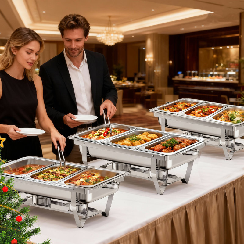 Ensemble de buffet à vaisselle Chafing