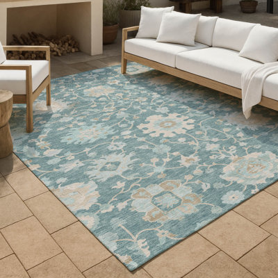 Machine Washable Indoor/Outdoor Chantille ACN2930 Global Rug