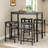 Metal Base Dining Table-660336462-660336450
