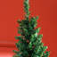 Arbre de Noël artificiel 8 pi, 618 branches, support en plastique, conception mince, ignifuge, assemblage facile,