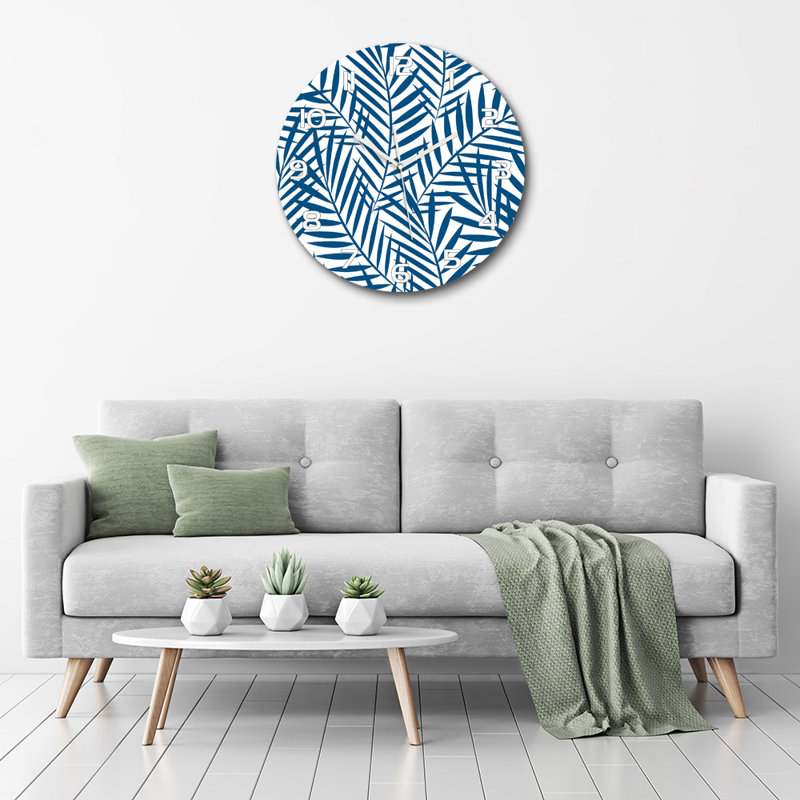 Julayne Glass Wall Clock