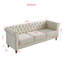 Canapé Chesterfield en velours à accoudoirs roulés Gevon-88141784