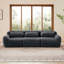 Tissu moelleux moelleux et moelleux de 114 po, canapé modulaire modulaire, conception ergonomique avec coussins décoratifs, connexion par boucle pour emballage sous vide à compression complète-1696560492-1696560488-1696560490