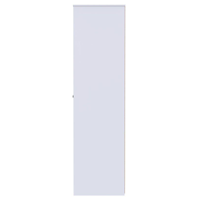 Ceinwen Manufactured Wood Wardrobe, Indigo Matt/White