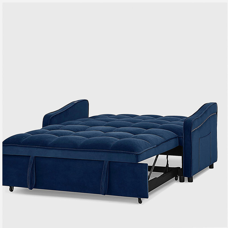 Canapé-lit avec causeuse Loveseat, Bleu