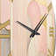 Golden City Dreams Retro Illustration I - Horloge murale géométrique moderne-734291718