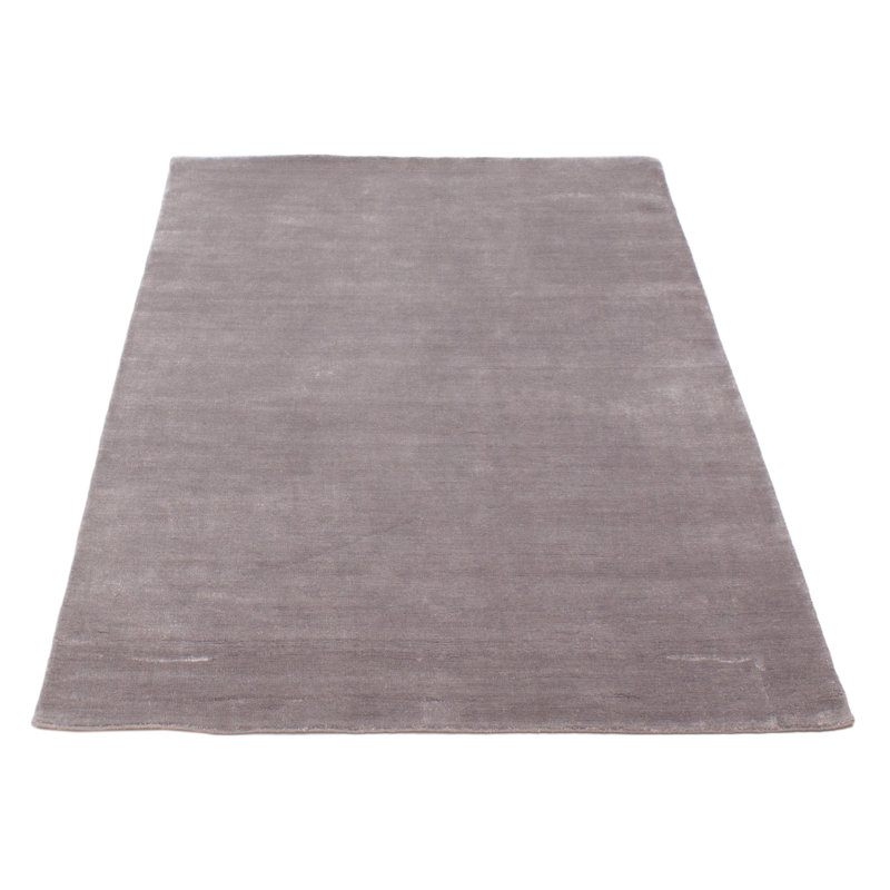 Tapis unique en laine noué à la main gris nouvel âge 5 pi 3 po x 7 pi 11 po Kashkuli Gabbeh