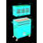 Red Tool Cabinet With 8 Drawers And Wheels, Spacious Interior, Secure Locking System For Tools High Capacity Chest Drawers, Powder Coating, Smooth -Bearing-2052702578