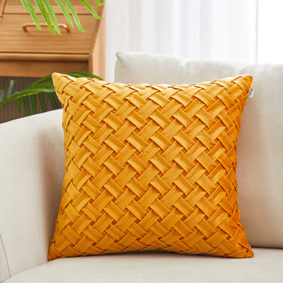 Velvet Weave Square Velvet Pillow Cover