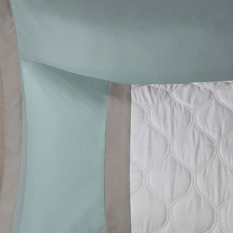 Ensemble d'édredon 8 pièces, Édredon de très grande taille et 6 pièces suppl