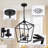 Black Lantern Lighting Fixture