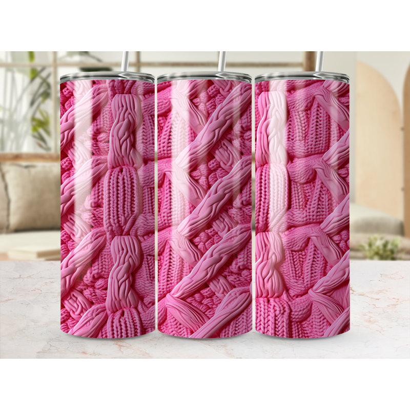 Choose Handmade Tumblers 591ml Vacuum Insulated Stainless Steel (18/8) Travel Tumbler with Straw