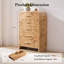 Commode 5 tiroirs H 46 po - Commode étroite en bois pour chambre à coucher, vestibule, couloir-493606027