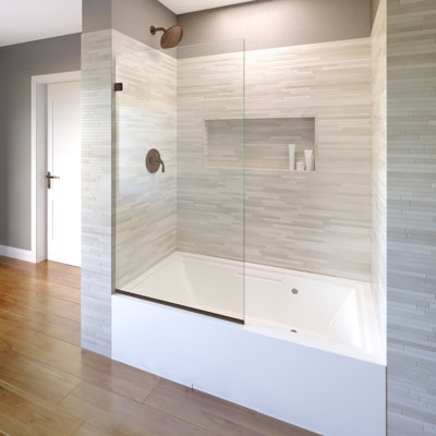 Celesta 35"" x 60"" Frameless Tub Door -  Basco, CELN10A3560CLOR