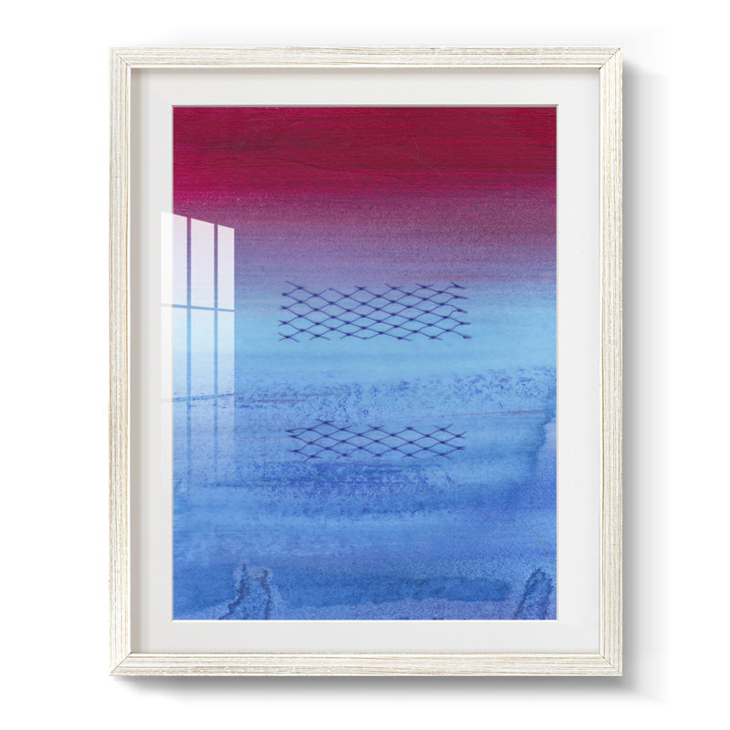 «Gely Oppose II», reproduction encadrée, H 28,5 po x l 20,5 po, Blanc