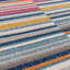 Donnavon Striped Blue/Pink/Yellow Area Rug-1282645116