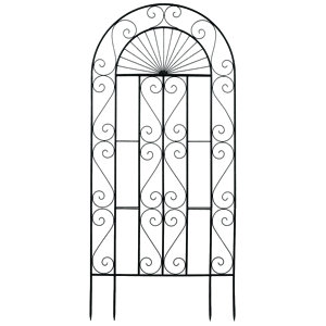 Octavia 75" H x 40" W Steel Arched Trellis