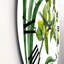 Orchidée verte - Horloge murale traditionnelle-60280949