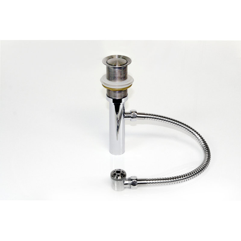 Stainless Steel Bathroom Sink Overflow Drain Assembly