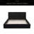 Queen Size Upholstered Platform Bed-1827152333