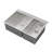 Double Bowl (60/40) Drop In Sink - 33"X22"X10" Stainless Steel Kitchen Sink 16 Gauge With Two 10" Deep Basin