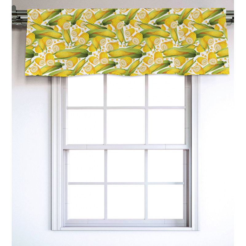 Sateen Ruffled Window Valance
