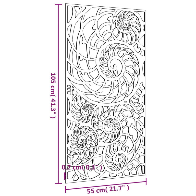 Auliffe Steel Wall Decor