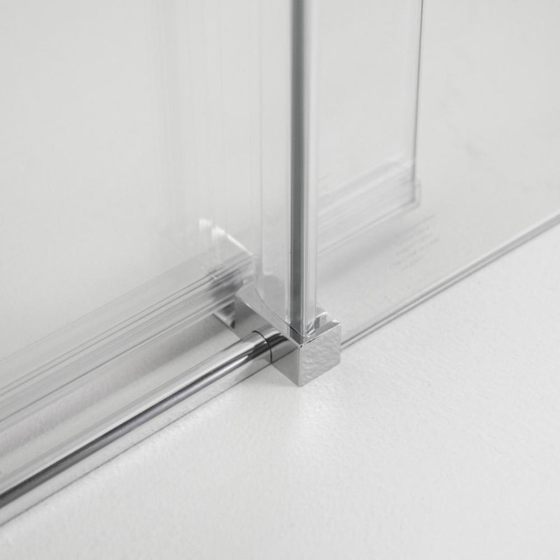 Porte de douche sans cadre à dérivation 60" x 78" Tidy