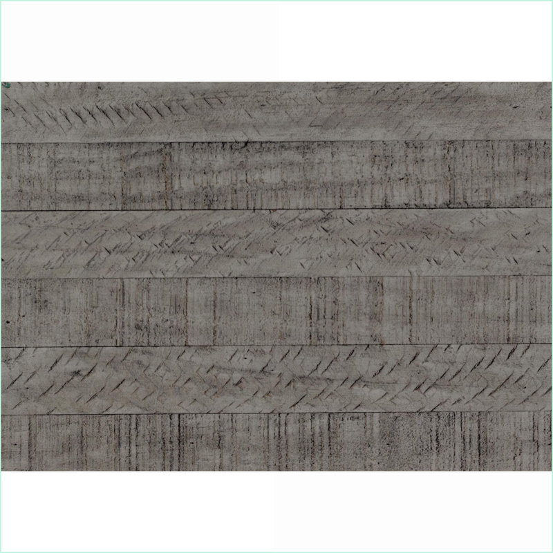 Table de chevet classique à 2 tiroirs en bois, blanc et gris - sans assemblage