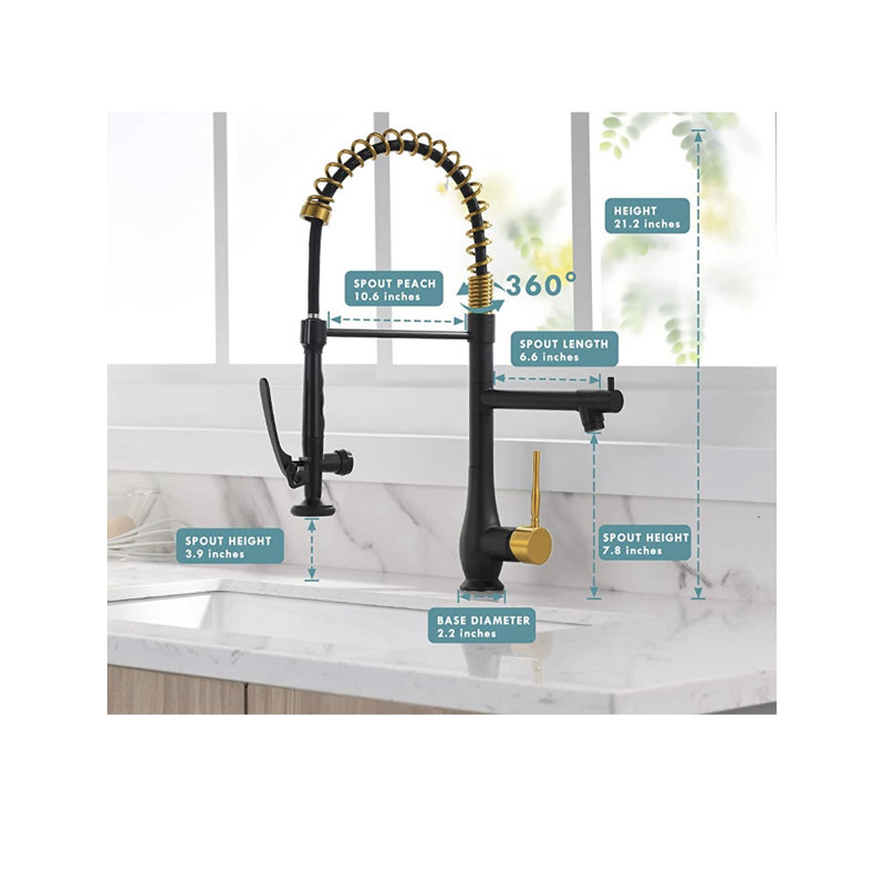 AvaMalis Pull Down Kitchen Faucet