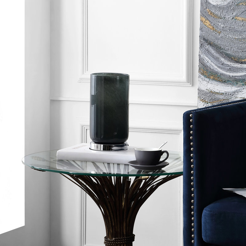 Lampe de table 11 po Mahaffie, gris, gris