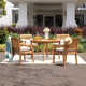 Summerton 48'' Round 4 - Person Outdoor Dining Set with Cushions