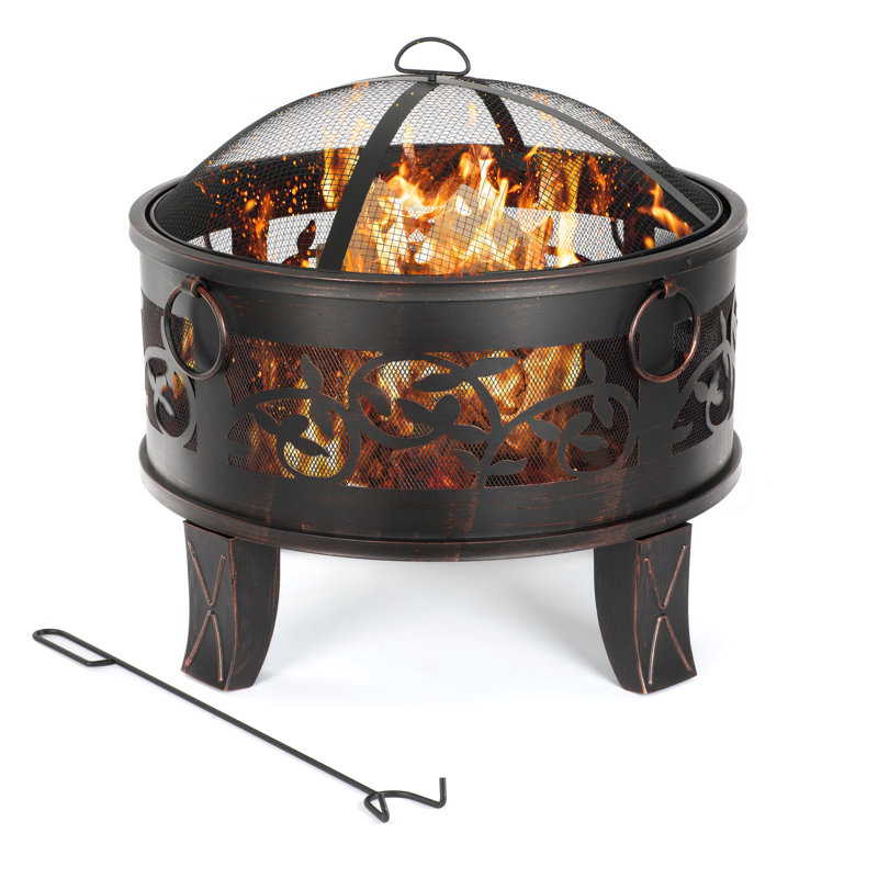 Fonda Round Cast Iron Smokeless Fire Pit