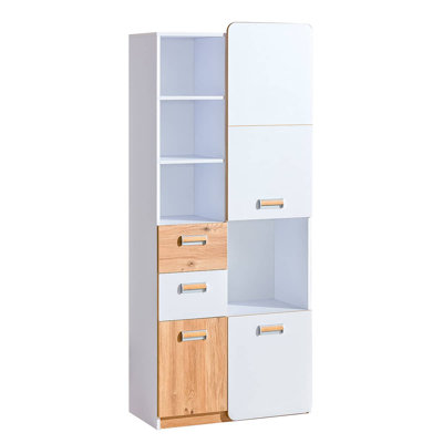 Ofir 188cm H x 80cm W Standard Bookcase