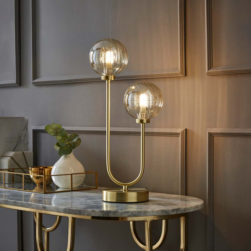 Glass Table Lamp, No