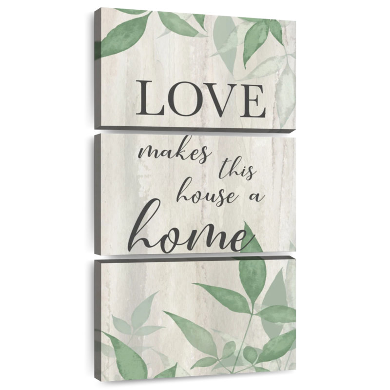 Plaque murale «Love Makes», H 32 po x l 15 po