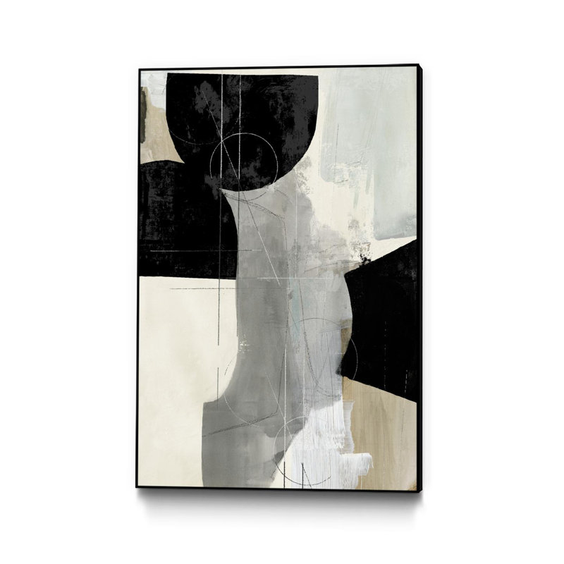 Jet Black Ii '', toile encadrée par Giant Art