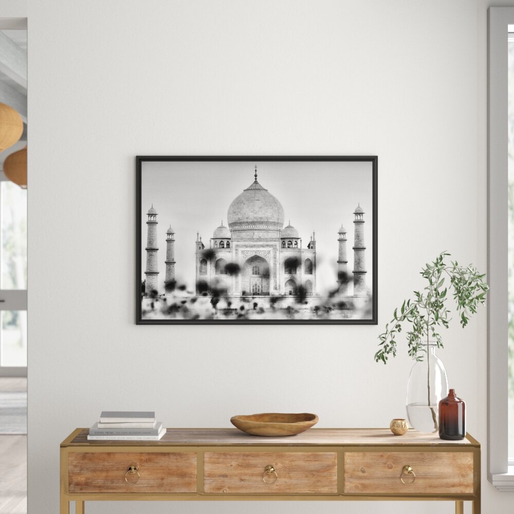 Gerahmtes Wandbild Taj MahalSommer